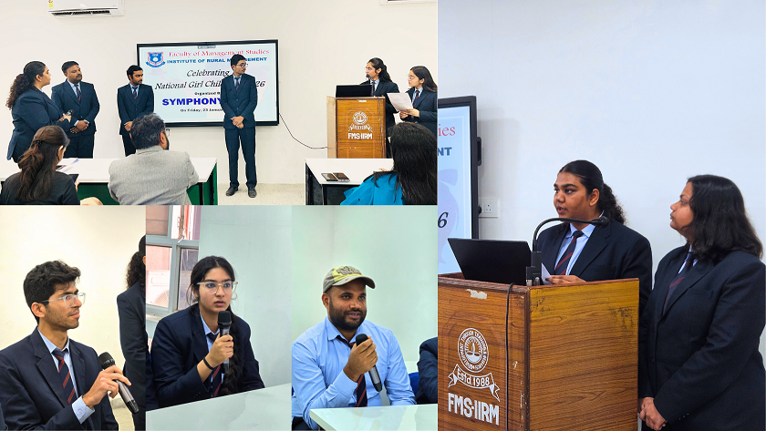 Raising Awareness, Inspiring Change: National Girl Child Day at FMS-IRM