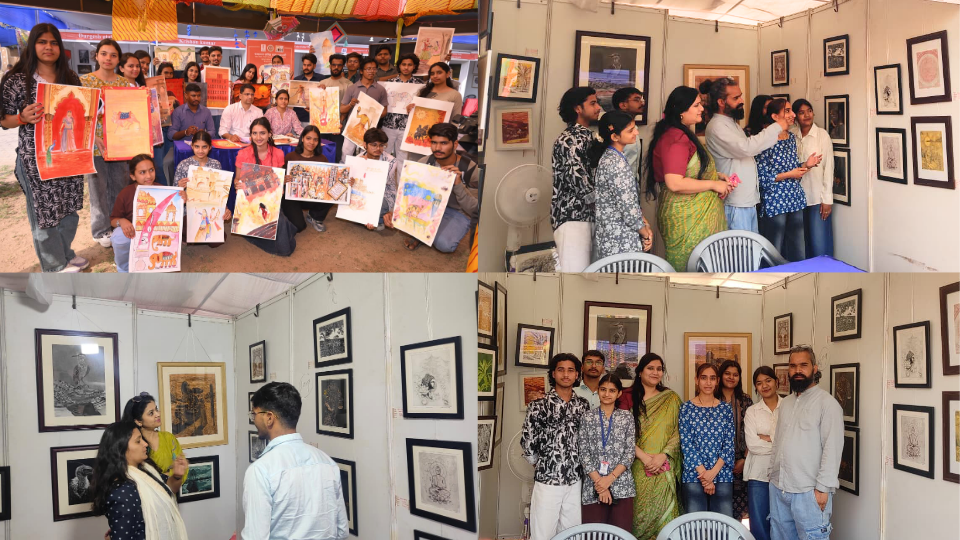 Young Artists of Stani Memorial PG College Showcase Talent at 25th Art Fair 2026