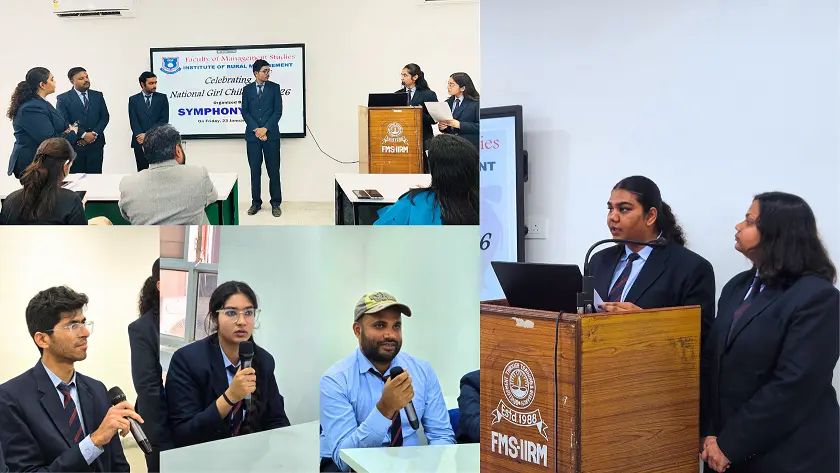 Raising Awareness, Inspiring Change: National Girl Child Day at FMS-IRM