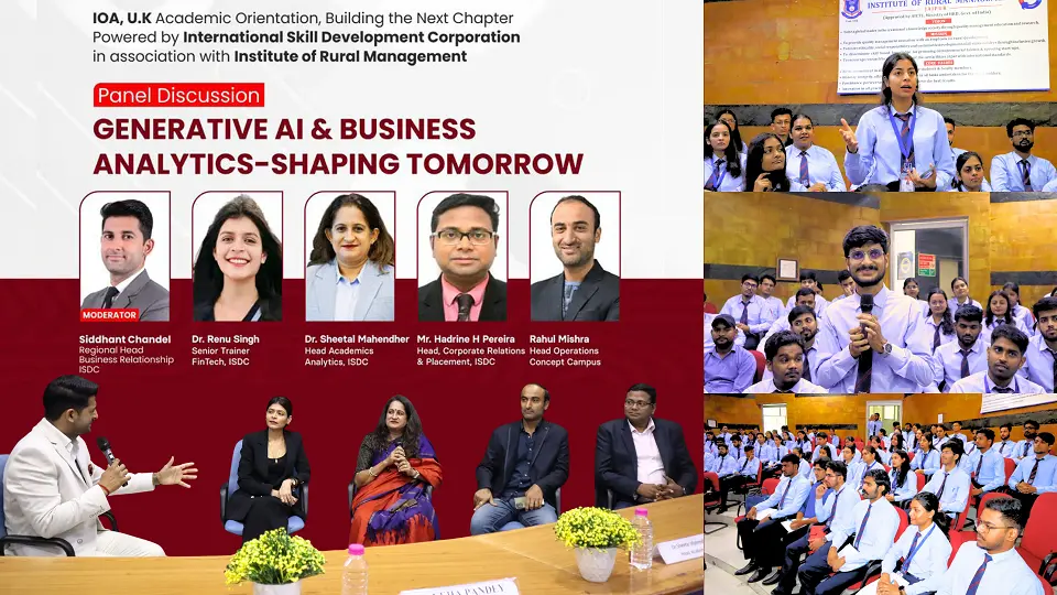 FMS-IRM in Association with ISDC and IOA, U.K. Hosts Panel on AI & Analytics